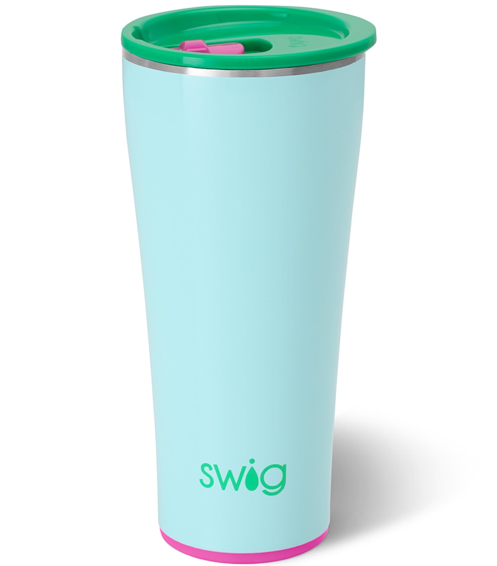 Swig Life 32oz Insulated Tumbler, Travel Coffee Tumbler with Lid, Cup Holder Friendly Travel Coffee Mug, Stainless Steel with Lid (Wanderlust)