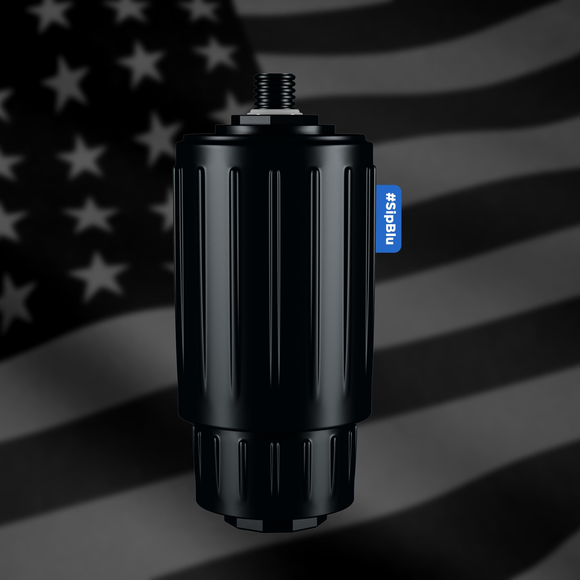 BLU ALL-IN-ONE | Vacuum Insulated Stainless Steel Water Bottle Flask With a pH Filter (26oz) | Made in the USA | Alkaline Water Filter Bottle | Removes 99.99% contaminants (pH - Blue)