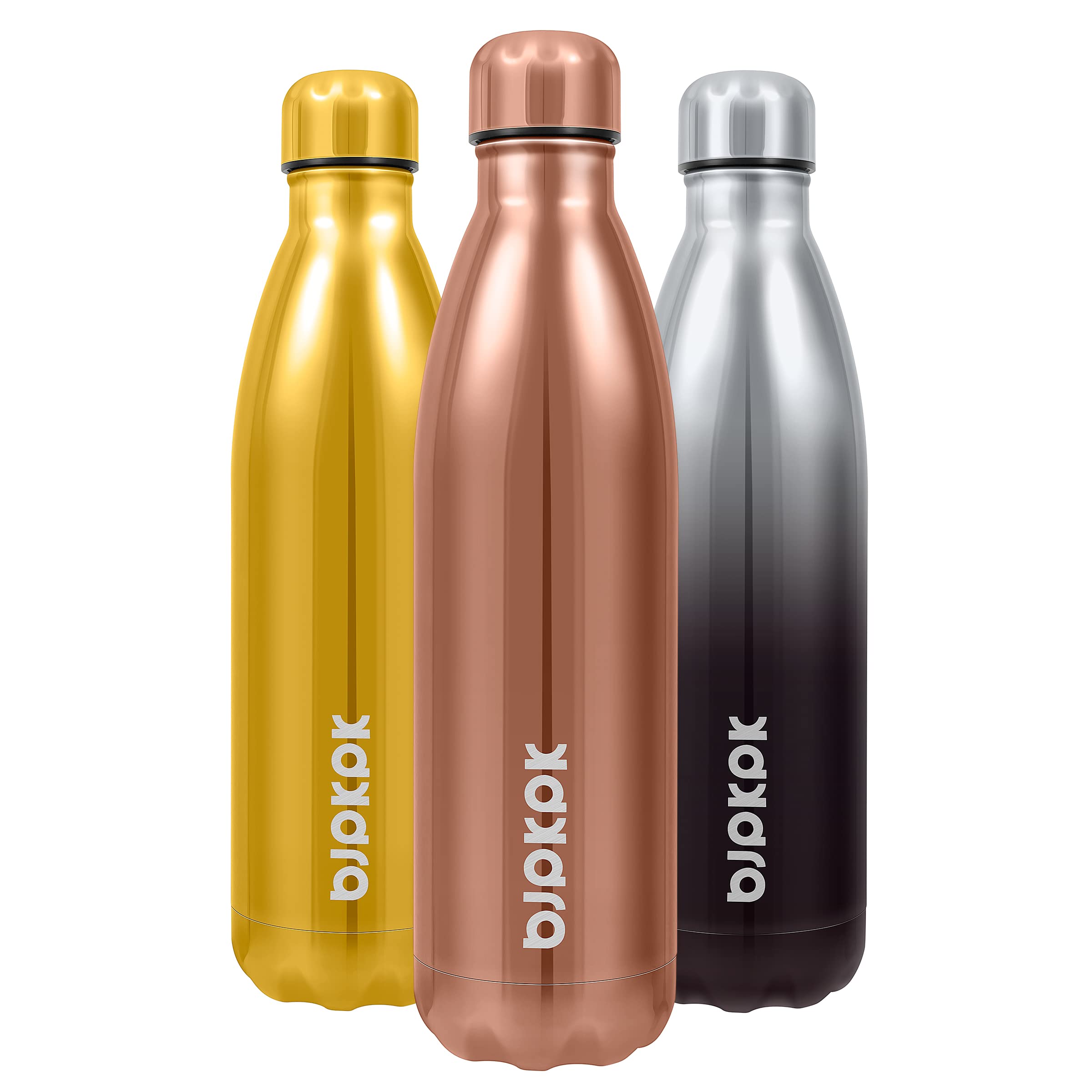 BJPKPK 17oz Insulated Water Bottles Stainless Steel Sports Water Bottles Keep Cold and Hot for Travel Dishwasher Safe,Sky