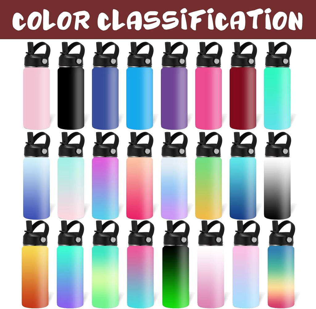 Custom Personalized Water Bottle for Kids Customized Water Bottles with Name Customizable Stainless Steel Insulated Cups 12/16/18/24/32/40 oz for School Girls Boys Toddler