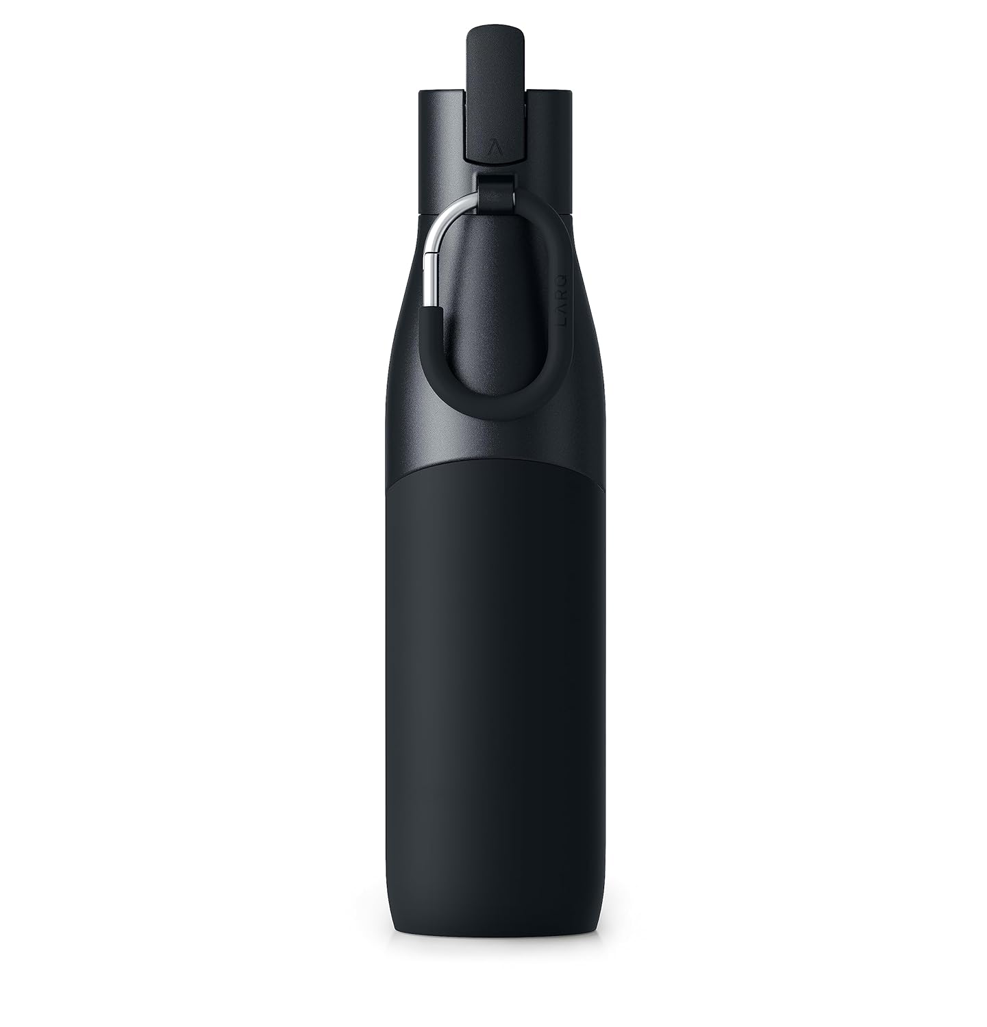 LARQ Bottle Movement Filtered - Lightweight Non-Insulated Stainless Steel Water Bottle BPA Free with Nano Zero Technology and Long-Lasting Filters, Black/Onyx, 32oz